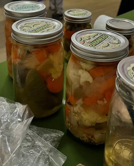 Pickled Jalapeños, Carrots & Cauliflower